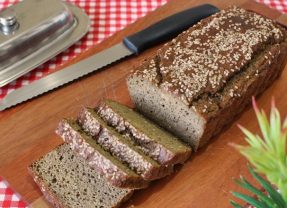 Pão de Berinjela Low Carb