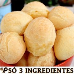 Pão de Queijo com 3 Ingredientes