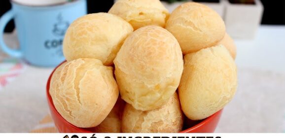 Pão de Queijo com 3 Ingredientes