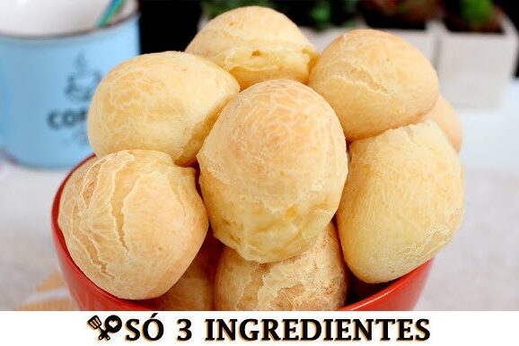 Pão de Queijo com 3 Ingredientes